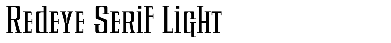 Redeye Serif Light